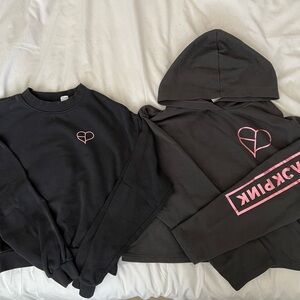 2 x H&M/BlackPink Sweatshirt & Hoodie Bundle